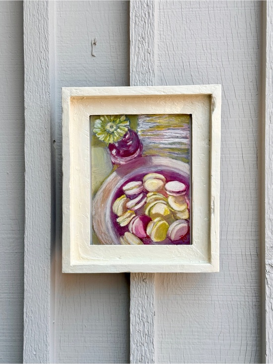 Rhiannons Fine Art Other - Framed original Still Life Artwork, Bakery Painting, Cooking Decor, 8x10" SALE